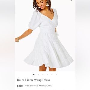 NWT Lilly Pulitzer Iralee wrap dress, size 14